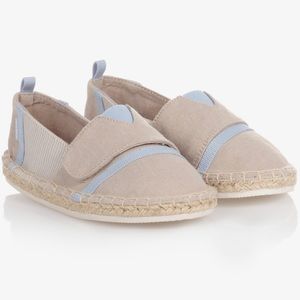 MAYORAL cotton espadrilles shoes beige size 23 EU 7 US